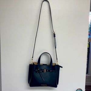 Micheal Kors Emilia Small Pebble Leather Satchel.